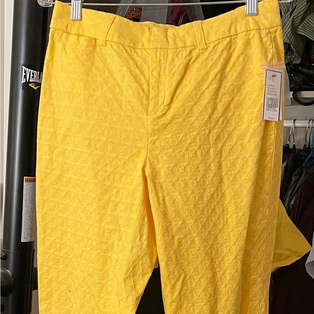 Crown an ivy yellow pants